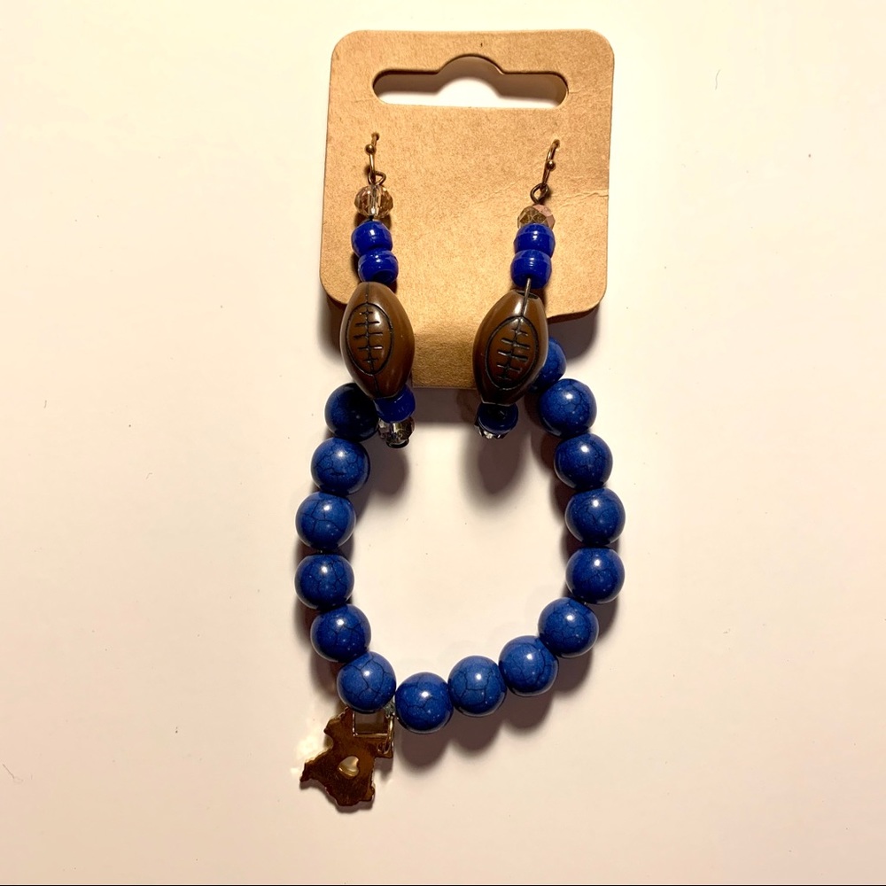 Earring and bracelet set